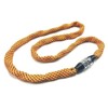 Foglia Cotton Sleeve Chain Lock OR Orange 3 Different Numbers Key Bicycle Chain Lock My Set 47.2 inches (120 cm)