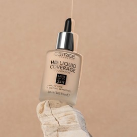 Catrice Foundation HD Liquid Coverage Soft Cover 30ml x 1 / 캐트리스 파운데이션 HD 리퀴드 커버리지 보송 커버 30ml 1개