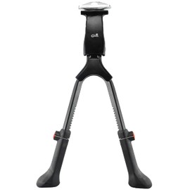 Lumintrail Center Mount Double Leg Kickstand - Adjustable Height Kickstands for 24-29 Inch Adult Bikes - Perfect for Cruiser, Road and Hybrid