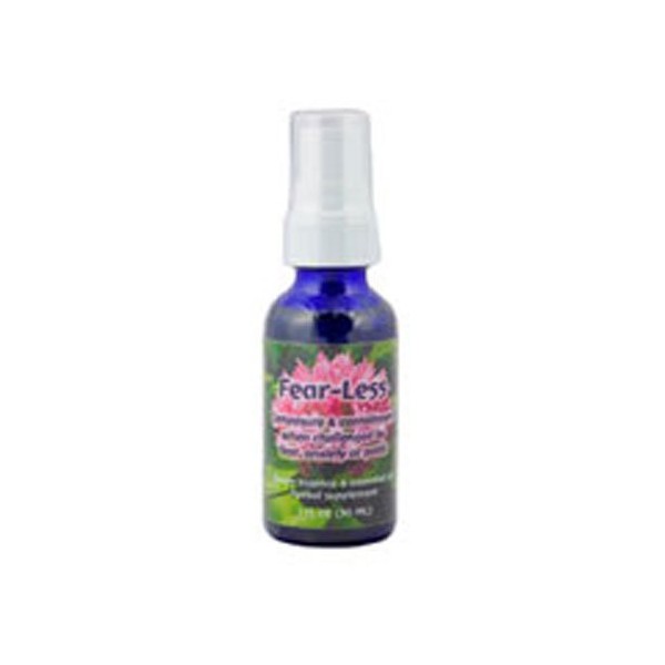 Fear-Less Spray, 1 oz by Flower Essence Services (Pack of 2)