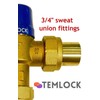 Thermostatic Mixing Valve For Point-Of-Source 3/4” - 100-140°F Water Temperature