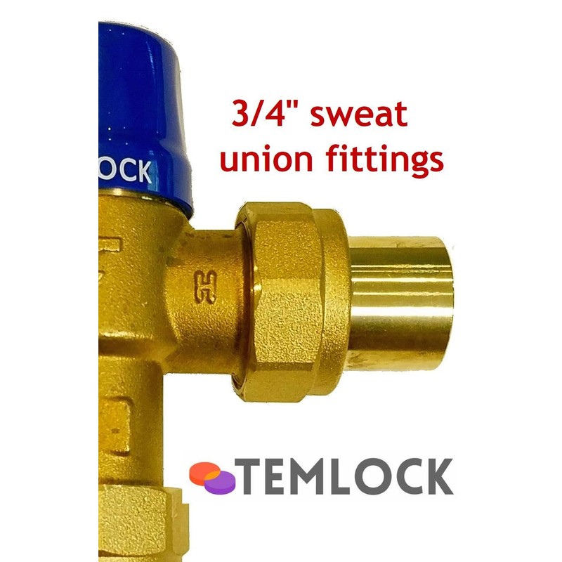 Thermostatic Mixing Valve For Point-Of-Source 3/4” - 100-140°F Water Temperature