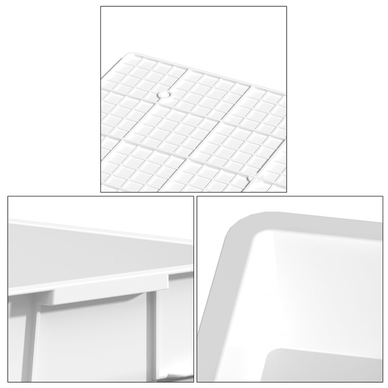 Callyne 4-Pack Commercial Pizza Dough Proofing Box, Stackable Dough Proofing