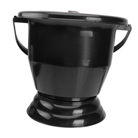 PACKOVE 1Pc Portable Urine Pot with Handle Thickened Spittoon Design for Adults Night Spittoon with Lid Non Slip Base for Home Use and Travel