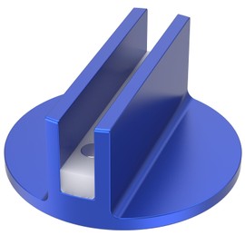 LYDODOKA Pinch Weld Jack Pad, Magnetic Pinch Weld Jack Adapter, Aluminum Grooved Frame Guide Rail Protector, Universal 0.4" Jack Pad Slotted for Sub-Frame Vehicle Floor Jack