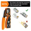 LEENUE RJ45 Crimping Tool Set, Network Tool Set with 10