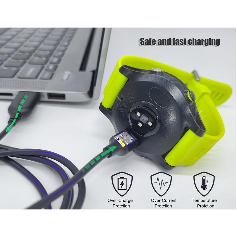 JIUJOJA Charger Cable Compatible with Garmin Watch - 3.93ft Length