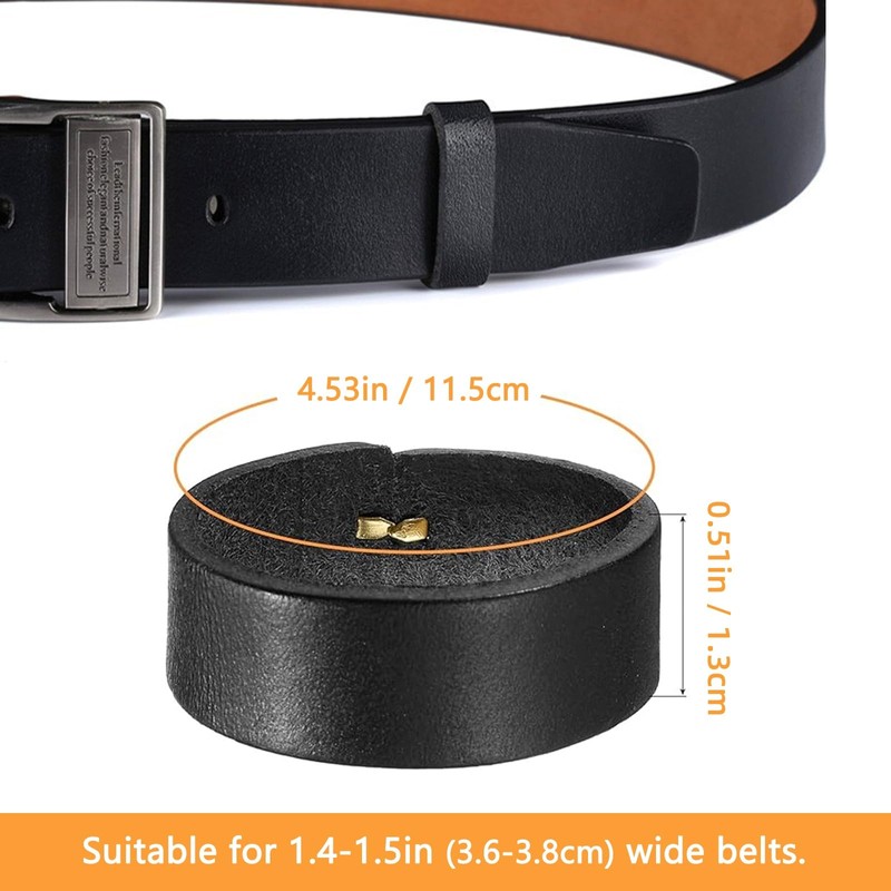2Pcs Heavy Duty PU Tactical Belt Holder Replacement Tools Leather