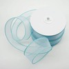 CT CRAFT LLC Sheer Organza Wired Ribbon for Home Decor,