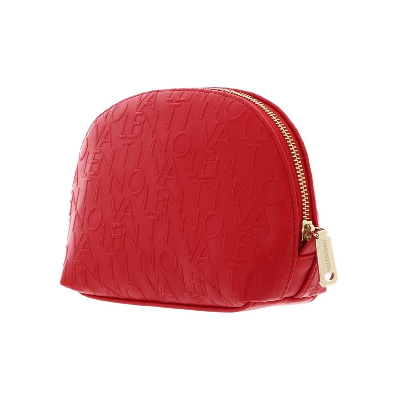 VALENTINO Relax Soft Cosmetic Case Rosso, red