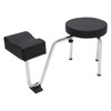 Pedicure Foot Rest, Foot Stool Chair Adjustable Foot Rest Leg