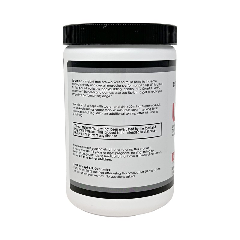 Beverly International Up-Lift Stimulant Free 330 grams. Workout Energy Drink