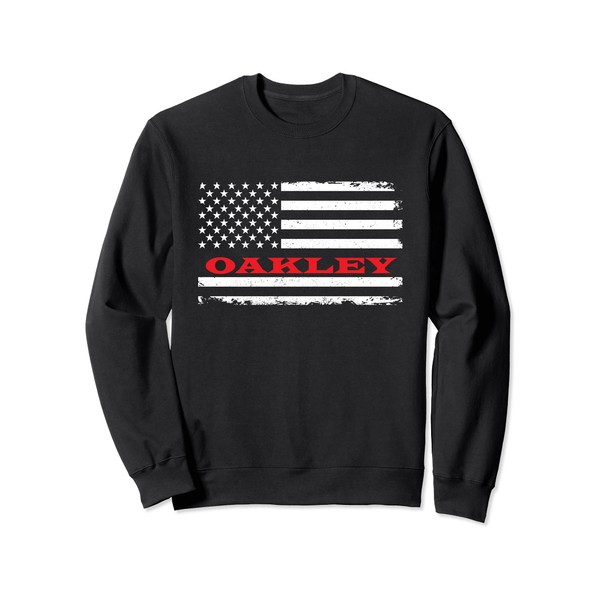 Delaware American Flag Oakley USA Patriotic Souvenir Sweatshirt