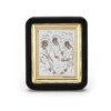 NKlaus Holy Trinity Icon in Black Frame with Glass 7x6