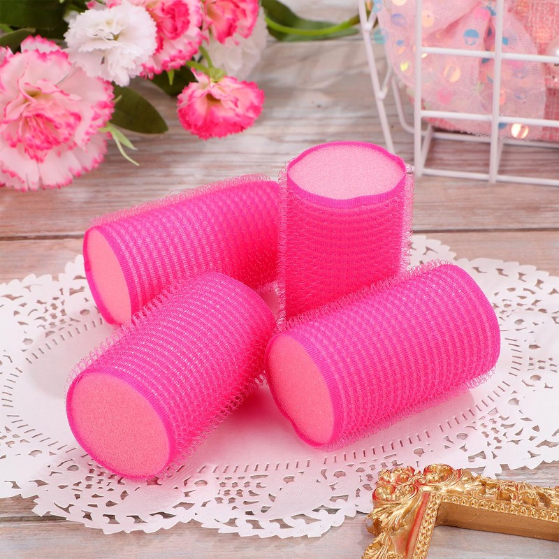 POPETPOP Sleeping Hair Rollers Mini Foam Curlers for Long Hair