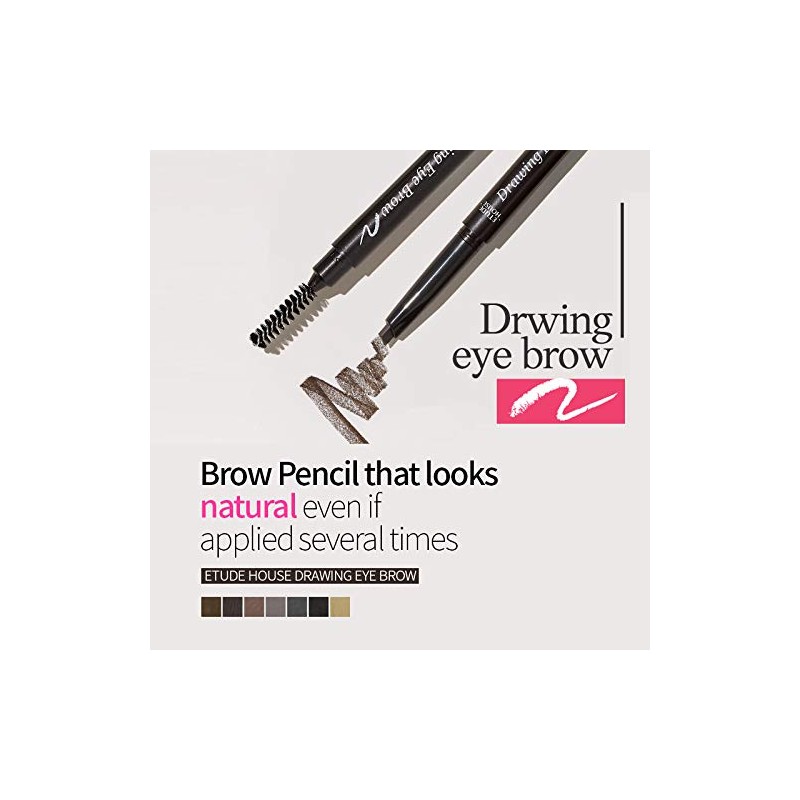 Etude House Drawing Eye Brow, No.1 Dark Brown, 0.2 Ounce