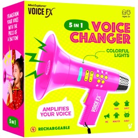 Mini Explorer Voice Changer for Girls - Kids Gifts for Kids Ages 3 4 5 6 7 8 Year Old Girl Birthday Gifts - Gifts for 4 Year Old Girl - Toddler Toys - Gift Ideas - Toys for Age 4-5 5-7 6-8 Years