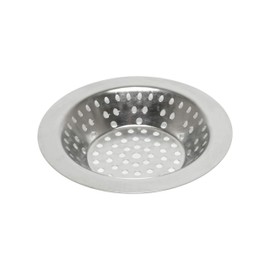 Thunder Group SLSN335 Sink Strainer, 3-1/2", Perforated, Rust-Resistant, Stainless Steel, CASE of 72