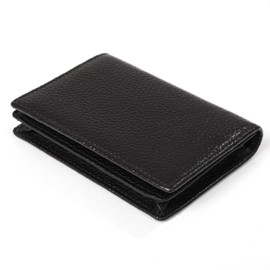 Xsimant Business Card Holder, No Bent Corners, Multicolor, Polyurethane, Business, Unisex, black