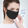 Delafino Face Mask - Black Travel Size - Lightweight &
