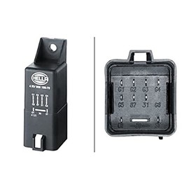 HELLA 4RV 008 188-701 Control Unit, Glow Time, 12 V, 10 Pin, Afterglow Capable, Number of Cylinders: 5