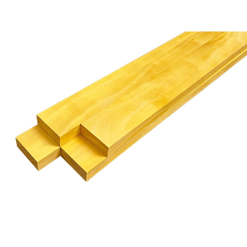 Yellowheart Lumber Boards 3/4" x 2" (4pcs) (3/4" x 2"