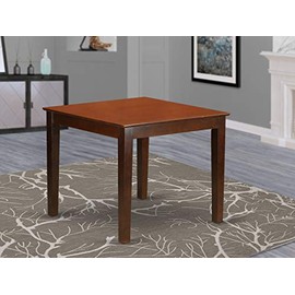 East West Furniture OXT-MAH-T Dining Table, Mahogany