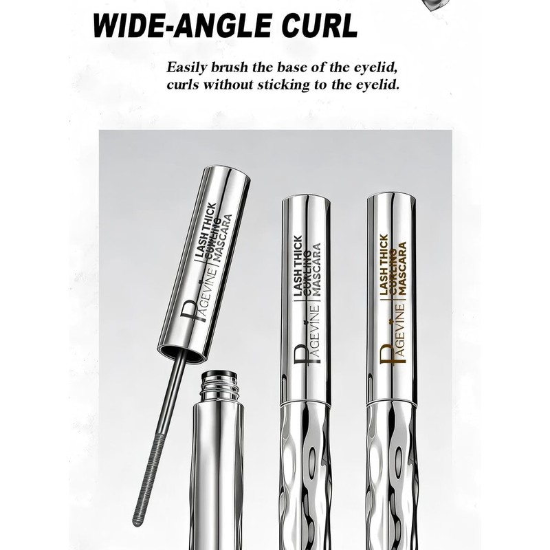Metal Wand Mascara 5D Curling Eyelash for Older Women 50