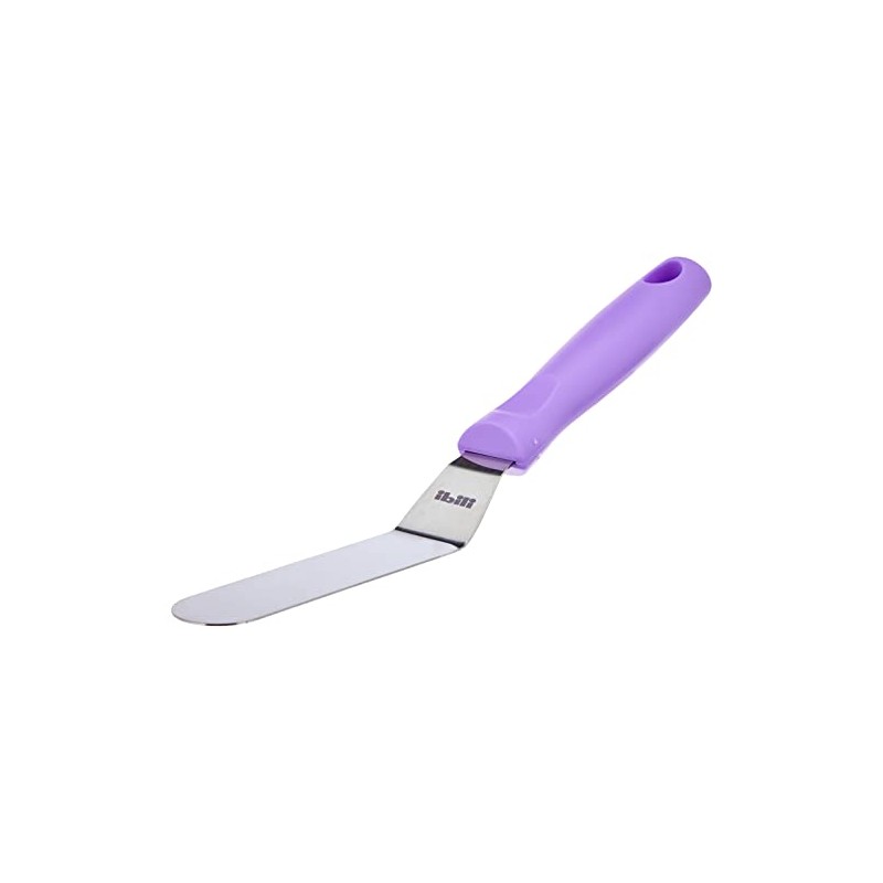 IBILI Angled Spatula INOX 15 cm, Stainless Steel, Metallic