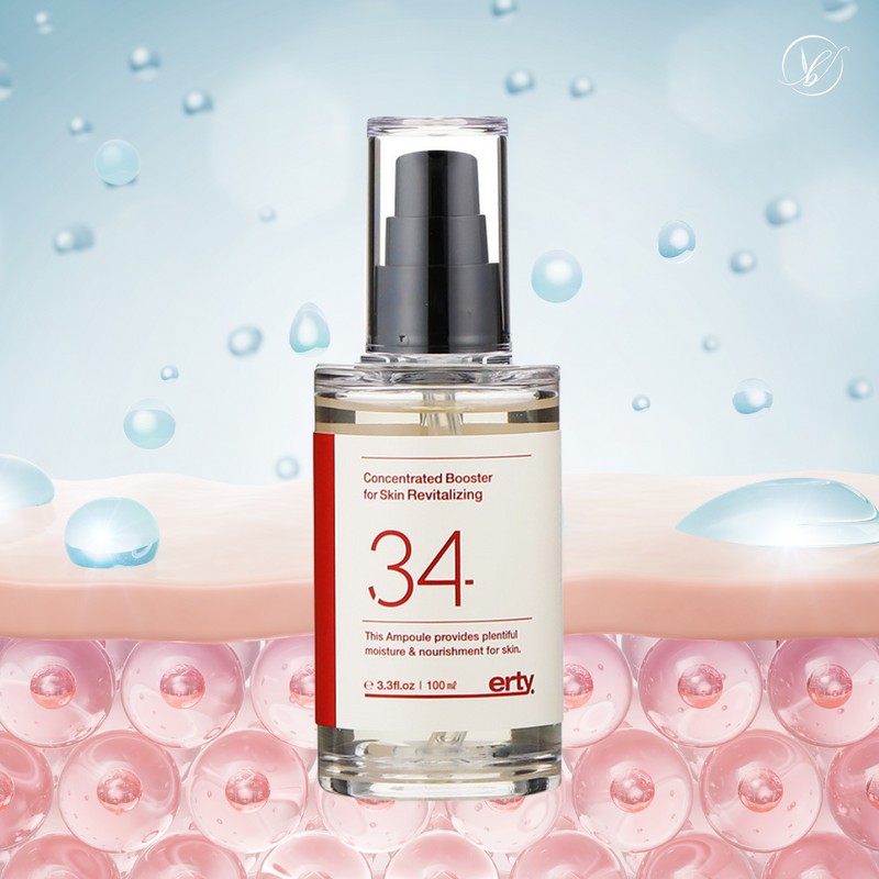 Erti Erty34 Revitalizing Ampoule, Erty Concentrate Booster for Skin /