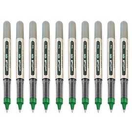 uni-ball Eye UB-157 0.7mm Rollerball Pen - Green (Pack of 10)