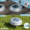 SIEDiNLAR Solar Driveway Dock Lights 16 LEDs 9 Modes, Deck