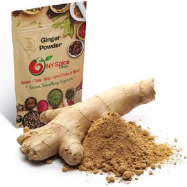 NY SPICE SHOP Ginger Powder - Ground Root - Great Flavor and Highly Aromatic Ground Root Powder - Perfect for Cooking, Baking Gingerbread, Smoothies & Tea – 8 oz. (Ounce)