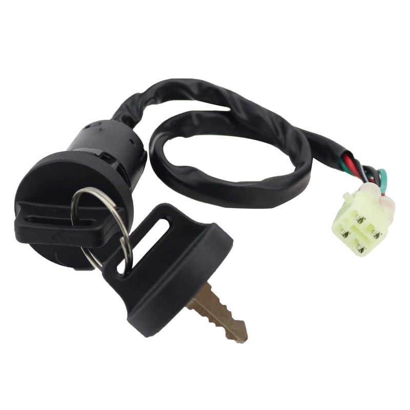 STABSOLI Starter Motor & Solenoid Relay & Ignition Switch for