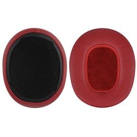 Geekria Almohadillas de repuesto para audífonos Skullcandy Crusher Bluetooth inalámbricos, Hesh 3 Bluetooth inalámbricos, Rojo