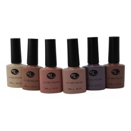 Rj Gel Semipermanente De 3 Pasos Gama De 1pz Letra E Uñas