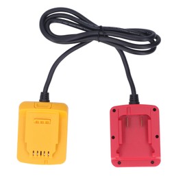 Lithium Battery Adapter with Extension Cord for DCB180 DCB200 DCB201 DCB203 DCB203BT DCB204 DCB206 DCB606 18V Power Tool