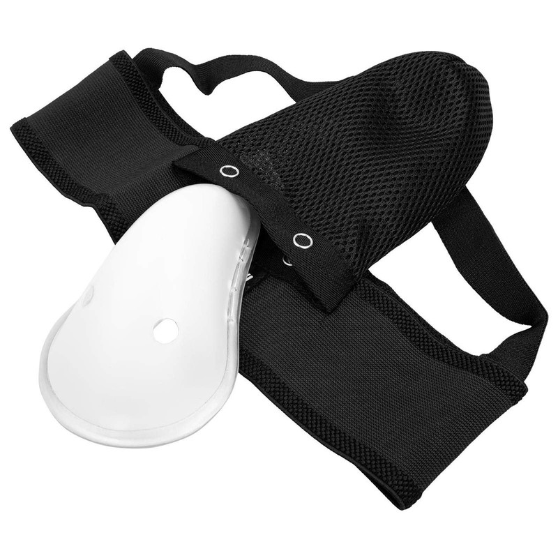 Ringhorns, Charger Men's Groin Guard with Bracket Black Small