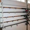 2Pcs 10 Hole Fishing Rod Racks Fishing Pole Wall or