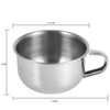 Shaving Soap Bowls, 4.3 x 2.0inch Stainless Steel Shaving Brush