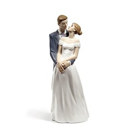 NAO Unforgettable Day. Porcelain Bride and Groom (Wedding) Figure.