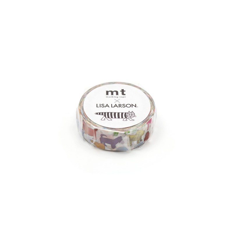 MT Products Masking Tape, Multicoloured, 15 mm Wide