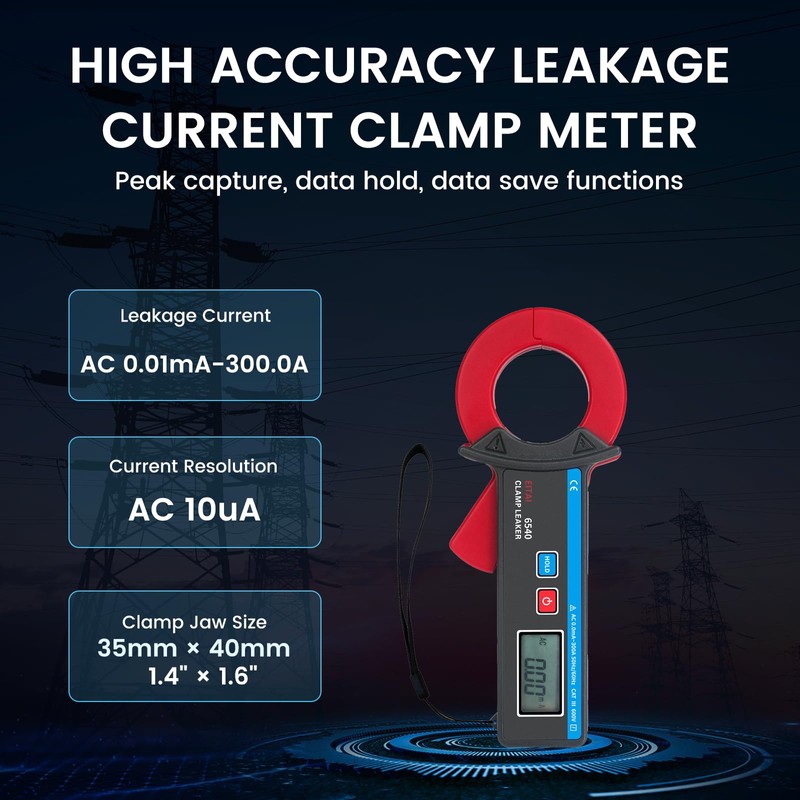 EITAI ETCR6540 High Accuracy Leakage Low Current Clamp Meter, 10uA