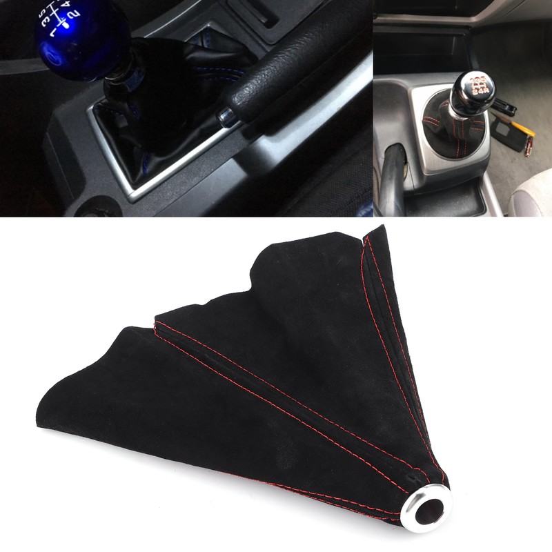 Shifter Lever Dust Cover Boot Gaiter Car Interior Suede Universal