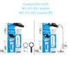 WINGSOL Jumbo Under Sink Water Filter Replacement, 5-in-1, Long-lasting, Reduces