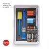 Copco Basics Drawer Organizer, 9.06 x 6.13 x 2.1-Inches, White/Charcoal