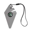 2PCS 6 in 1 Outdoor Knife Sharpener with Compass Survival