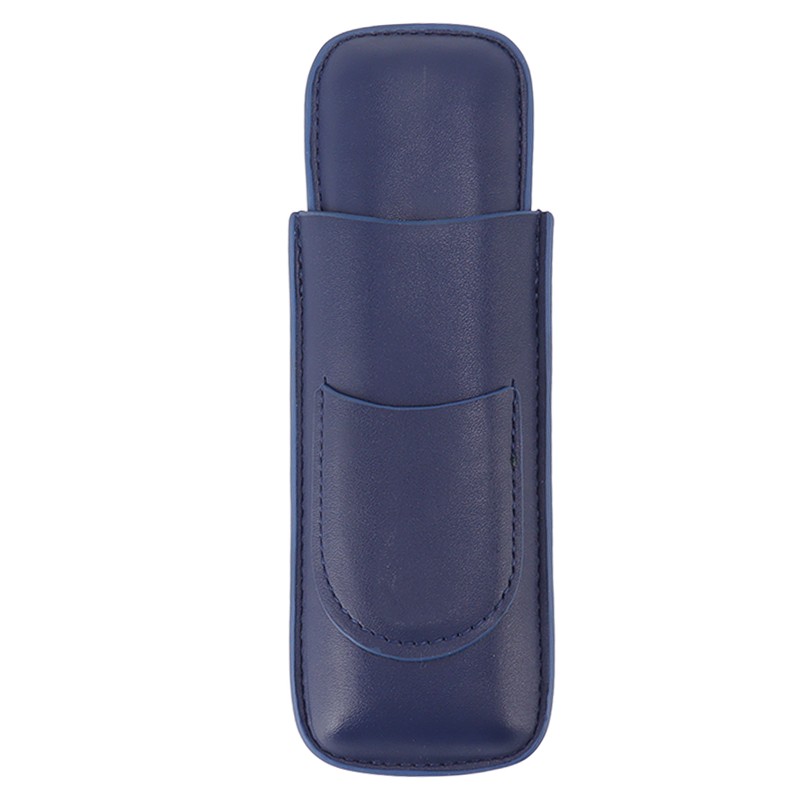 Cigar Case Elegant Vintage Hand Crafted Slim Portable 2 Fingers