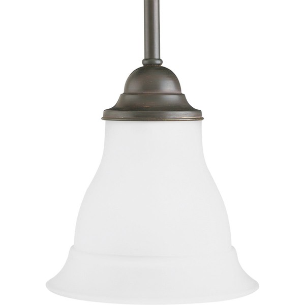 Progress Lighting P5096-20 1-Light Mini-Pendant, Antique Bronze