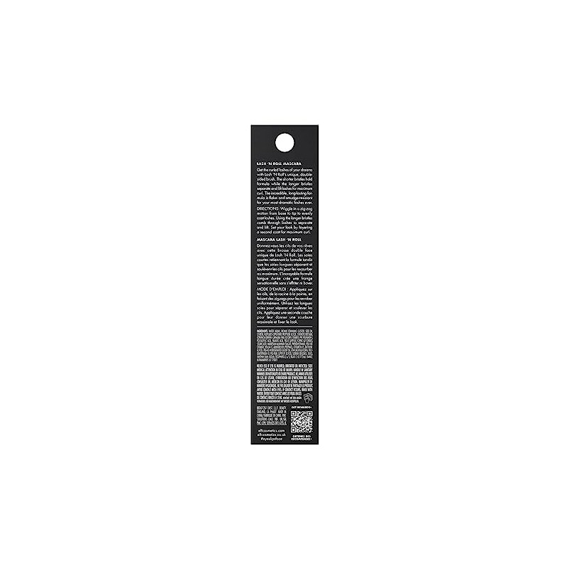 e.l.f. Cosmetics Lash N Roll Máscara de Pestañas Pitch Black